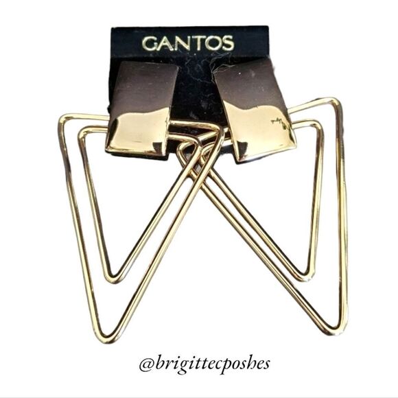 Vintage Gold Tone Earrings  - Picture 1 of 3